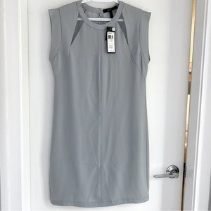 BCBG Blue Gray Sleeveless Dress (BNWT)